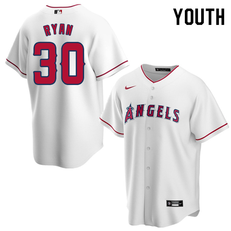 Nike Youth #30 Nolan Ryan Los Angeles Angels Baseball Jerseys Sale-White